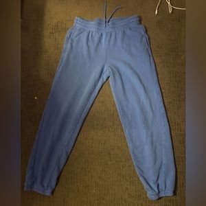 aerie blue joggers size medium